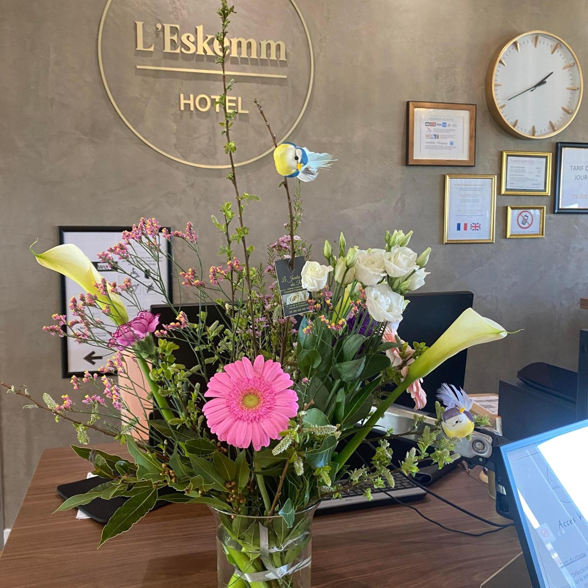 Hotel Restaurant L'Eskemm St Brieuc-트레괴스 외부 사진
